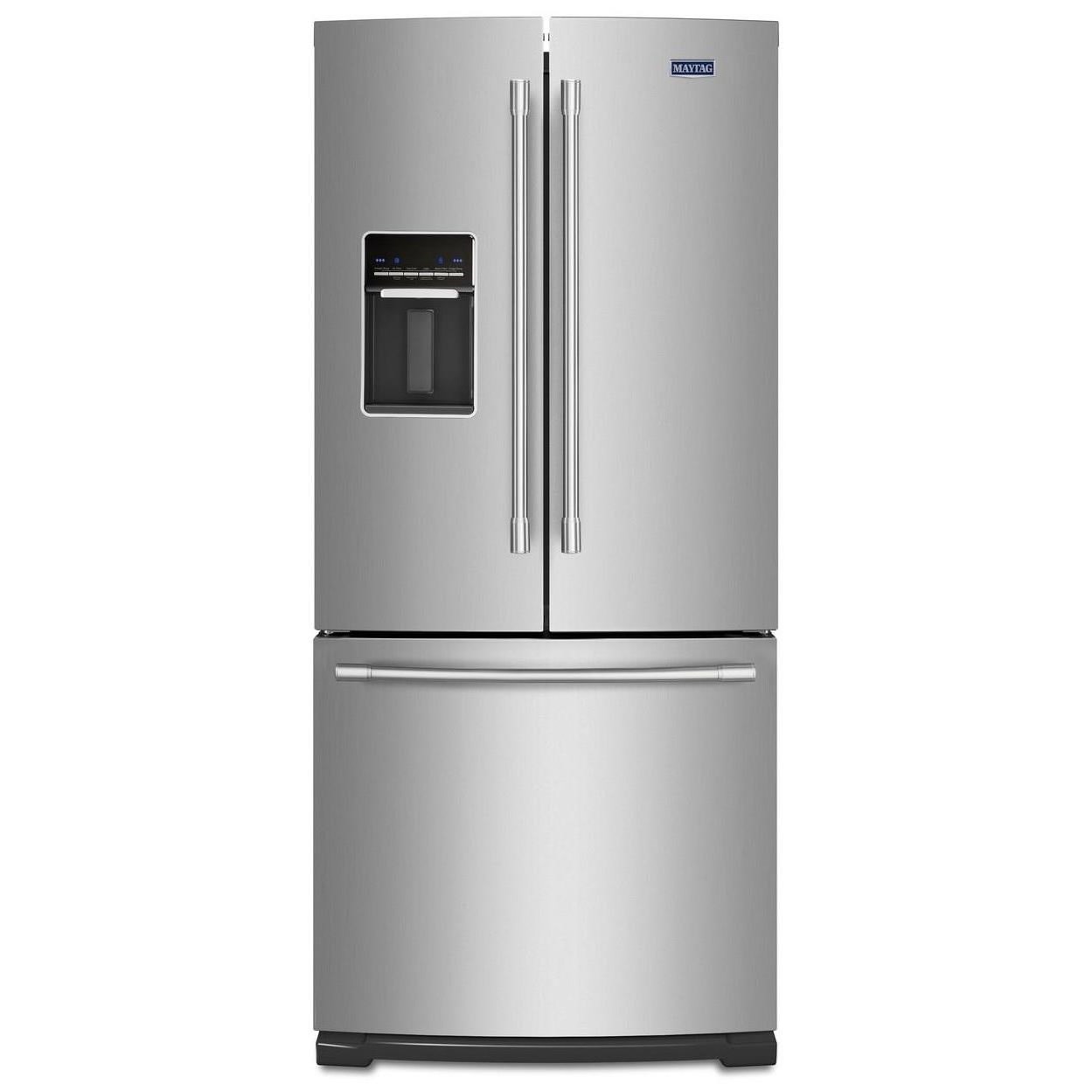 Maytag MFW2055FRZ 30Inch Wide French Door Refrigerator with Exterior